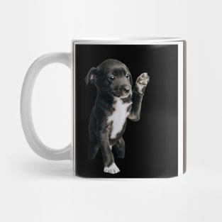 Black puppie Mug